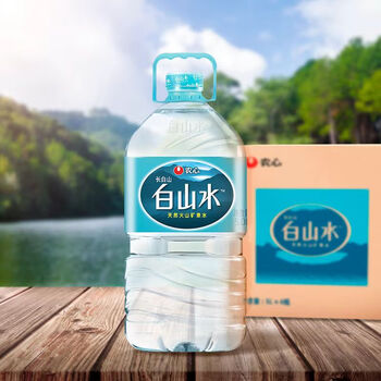 白山水长白山天然火山矿泉水农心5L*4桶整箱桶装水泡茶新老包装随机发货