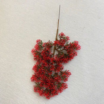 仿真松针崖柏树枝假花松树盆栽松枝道具干花塑料花松树叶子假树叶