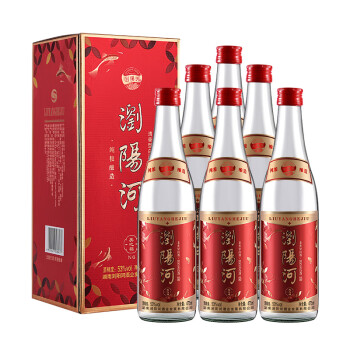 浏阳河 美之福N6 清香型白酒 53度475ml*6瓶 整箱装