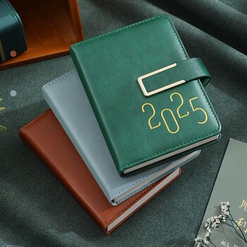 法拉蒙 2025年日程本每日计划表365天日历笔记本本子办公工作随身效率手册时间管理记事本 B6-绿色 法拉蒙 2025年日程本每日计划表365天日历笔记本本子办公工作随身效率手册时间管理记事本 B6-绿色