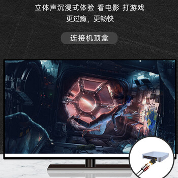 臻威（ZHENWEI）莲花公转双莲花母音频转接头红白音频公对母转接头