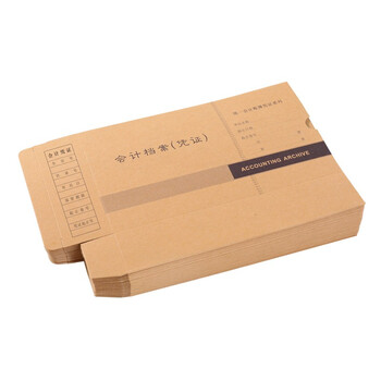 金蝶（kingdee）凭证盒发票版财务会计凭证收纳装订 255*145*50mm 10个/包 迷你版PZH103 