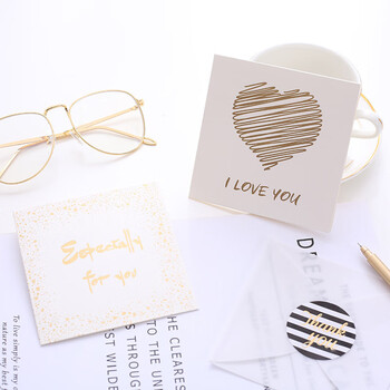 狮洛德 简约贺卡商务邀请卡祝福卡送客户明信片感谢卡 6信封6贺卡 狮洛德 简约贺卡商务邀请卡祝福卡送客户明信片感谢卡 6信封6贺卡