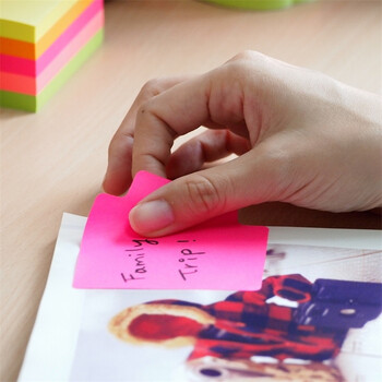 N次贴(STICKN) 36516 好粘归档标签70*70mm 荧光黄色 50张/卡