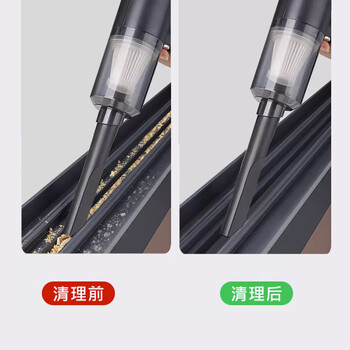 官佳车载除尘器家用无线桌面吸尘器两用手持吹尘器小型宠物除吸毛器
