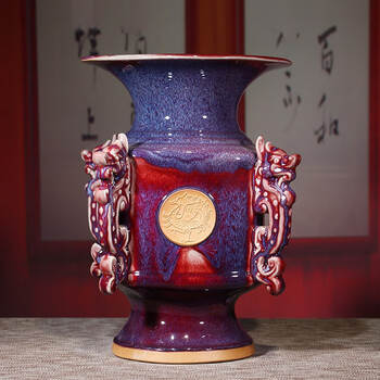 中国美術 古玩 宜钧釉花瓶 壺 置物 中国美術 古玩 宜钧釉花瓶 壺 置物 中国美術 古玩 宜钧釉花瓶