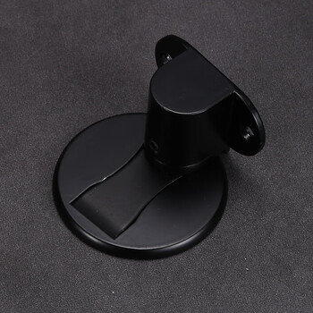 挡锌合金室内强磁隐形可调节加厚地装门吸地板吸可调节黑色免打孔两用