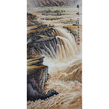 河南美协会员 李瑞峰《龙啸》n628