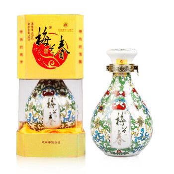 泰州★梅蘭春★芝麻香型白酒★度数46％、125ml×4本 梅兰春白酒价格报价行情- 京东