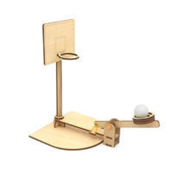 lism 通用技术手工作品diy科学实验杠杆原理科技小制作投篮器小学生