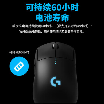 罗技（G）GPW一代无线游戏鼠标 轻量化电竞鼠标 狗屁王1代 双模鼠标 FPS吃鸡黑神话悟空 RGB灯光