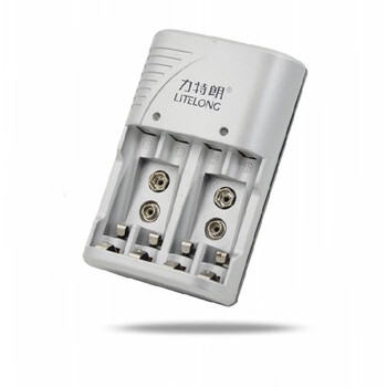 栩傲宏力特朗9v充电电池充电器大容量套装可充2节6f22方形九伏万用表