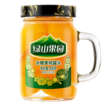 456g*3瓶把杯黄桃水果罐头冰糖整箱水杯 糖整箱水杯【图片 价格 品牌