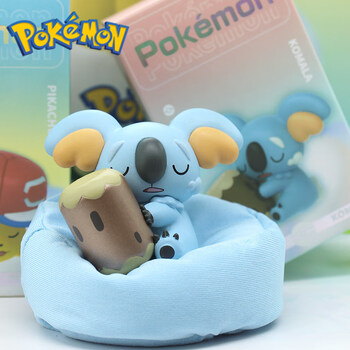 女孩可爱桌面小摆件限量版公仔树枕尾熊睡姿坐垫彩盒装无罐子带防伪标