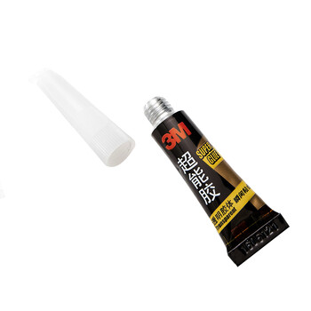 3M 胶水 透明快干胶 玻璃陶瓷木材金属塑料橡胶粘合速干胶水 AD118 4支装