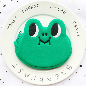 布朗熊手包零包可妮可硬币包卡通卡包可爱手拿收纳包 大号蛙里奥12cm