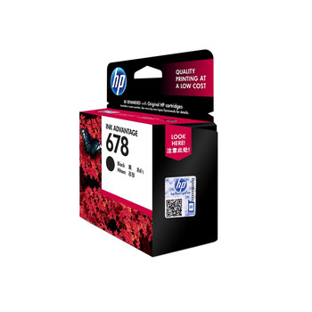 惠普(HP)CZ107AA 678黑色原装墨盒(适用HP Deskjet1018/2515/1518/4648/3515/2548/2648/3548/4518) 惠普(HP)CZ107AA 678黑色原装墨盒(适用HP Deskjet1018/2515/1518/4648/3515/2548/2648/3548/4518)