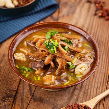 速食羊杂250g内蒙古真空熟食小吃羊汤羊杂汤羊杂碎羊肉汤原味