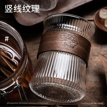 麦赫比Myhobby轻奢高档家用耐高温高硼硅玻璃杯凉水壶套装客厅专用中式水杯六只