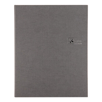 Nakabayashi仲林插袋式布艺相册160张6寸/80张7寸混装 小容量影集/家庭相薄照片书 灰色 NBPK-KG160-GY