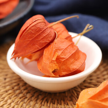 红姑娘干皮果新鲜锦灯笼挂金灯长白山苦姑娘红菇娘籽中药材