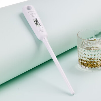 得力(deli)直插探针式温度计 厨房食品温度计油温计婴儿奶温计水温计电子温度计 白色8897 得力(deli)直插探针式温度计 厨房食品温度计油温计婴儿奶温计水温计电子温度计 白色8897