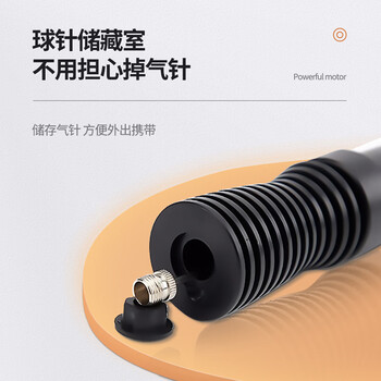 李宁（LI-NING）打气筒篮球足球排球气球气筒便携式球针迷你充气装备（含气针）