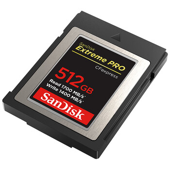 闪迪（SanDisk）512GB CFexpress Type B存储卡 微单高速影像 内存卡 读速1700MB/s 写速1400MB/s 兼容部分XQD相机