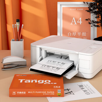 天章 (TANGO)新橙天章A4打印纸80g500张*4包【优选品质】整箱2000张 双面打印复印纸 顺滑不卡纸高性价比 天章 (TANGO)新橙天章A4打印纸80g500张*4包【优选品质】整箱2000张 双面打印复印纸 顺滑不卡纸高性价比