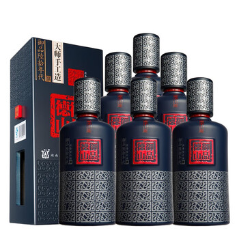 德山湖南白酒品牌御品德山纯粮食酿造礼盒装浓香型陆拾年代52度60年代