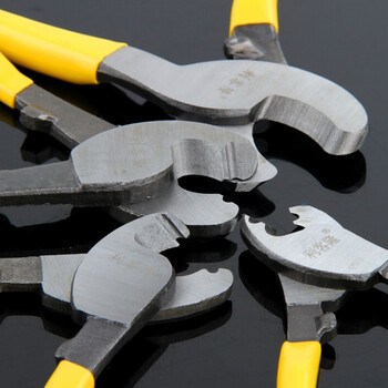 电缆电线剪刀快剪电工多功能手动式月牙剪铜线电揽钳弧形 10寸电缆剪