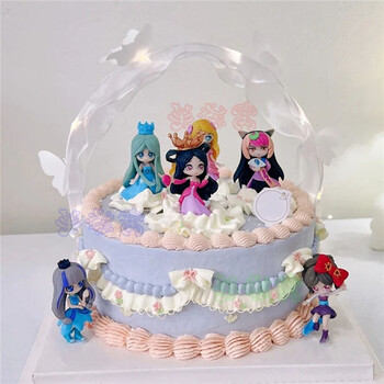 网红叶罗丽生日蛋糕同城公主女孩儿童卡通北京上海广州深圳杭州重庆