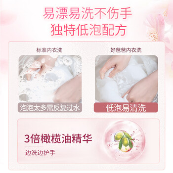 好爸爸(Kispa)天然樱花洗衣露950g 除菌去血渍 内衣洗衣液 健康无刺激 好爸爸(Kispa)天然樱花洗衣露950g 除菌去血渍 内衣洗衣液 健康无刺激