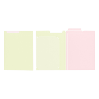 三年二班A4撞色摆荡夹简约文件夹文件袋档案夹资料夹乐谱册奖状收纳整理画册收纳夹办公用品 蓝星（2个装）