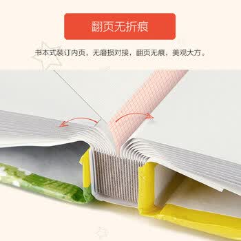 Nakabayashi仲林NCL儿童相册DIY覆膜自粘贴式纪念册40页LMH-1504 幸福小熊一家