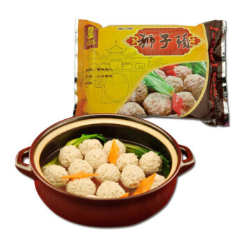 狮子头 扬州 特产 蟹黄狮子头 240g 斩肉圆肉丸 原味1袋