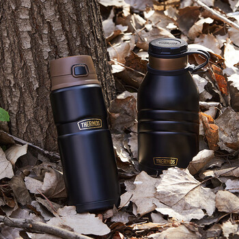 THERMOS焖烧杯520ml保温汤壶316钢保温饭盒桶宽口水杯带勺TSK2-520S BK