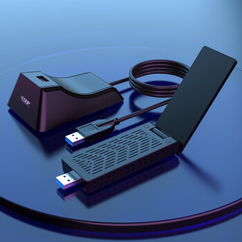 翼联（EDUP）1900兆大功率电竞USB3.0无线双频网卡-夜鹰 信号增强 台式机电脑笔记本WIFI接收器EP-AC1675
