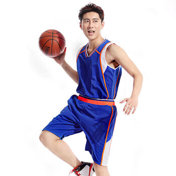 篮球服套装男定制球衣夏季背心短袖运动比赛训练队服团购球服8810彩兰