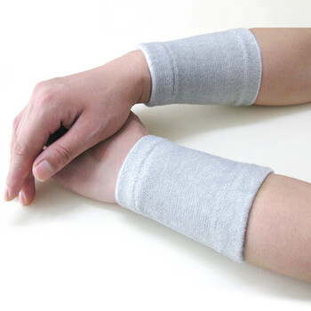 驰动夏季薄款护腕男女运动扭伤护具羽毛球篮球网球擦汗腕带2只装均码