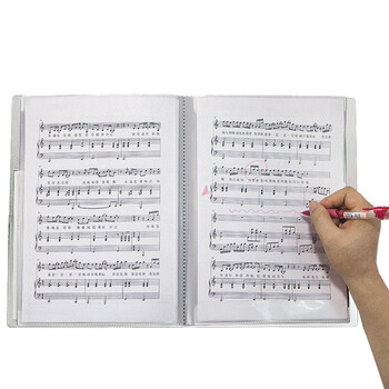 金得利乐谱夹 CF220白色钢琴谱夹册A4曲谱夹乐谱夹册乐曲谱夹歌谱夹谱子夹册乐谱册文件夹吉他谱夹册