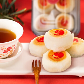 山西特产双合成传统手作点心椰皇枣香酥枣泥酥红果酥网红糕点零食红果