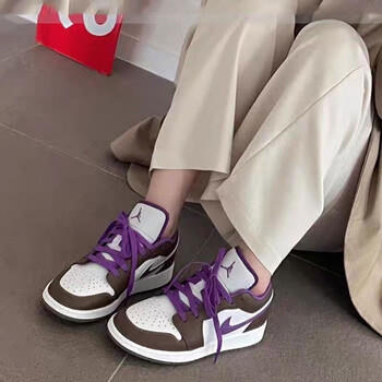 耐克（NIKE）女鞋2024秋季新款Air Jordan 1 Low AJ1低帮透气复古篮球鞋553560 553560-215 36
