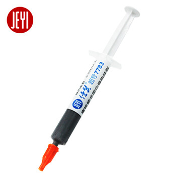 佳翼(JEYI)含银导热硅脂 高性能非固化导热硅脂纳米分子技术导热系数6W 3.5g导热膏|超导7783 佳翼(JEYI)含银导热硅脂 高性能非固化导热硅脂纳米分子技术导热系数6W 3.5g导热膏|超导7783
