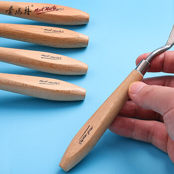 蒙玛特(Mont Marte)油画刮刀5支装 美术水粉丙烯绘画调色刀画画颜料肌理刀 圆头尖头铲刀工具套装MAPK0002 速写 马克笔绘画 蒙玛特(Mont Marte)油画刮刀5支装 美术水粉丙烯绘画调色刀画画颜料肌理刀 圆头尖头铲刀工具套装MAPK0002 速写 马克笔绘画