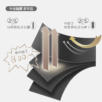 加品惠平口垃圾袋黑色100*110*100只1.9丝单层加厚平装商用垃圾桶袋1953