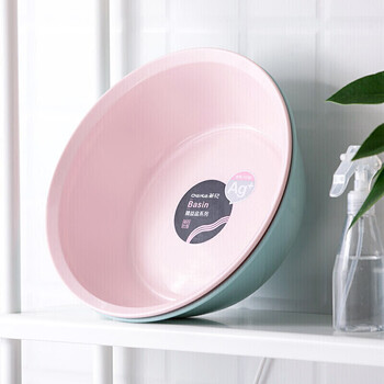 CHAHUA茶花抗菌塑料盆30.7cm1只装大号洗脸盆洗衣盆婴儿宝宝洗屁屁圆盆* CHAHUA茶花抗菌塑料盆30.7cm1只装大号洗脸盆洗衣盆婴儿宝宝洗屁屁圆盆*