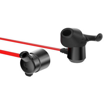 钛度【全网热销】TG10星鲨游戏耳机入耳式 带麦笔记本台式机双孔吃鸡三角洲行动 3.5MM版本 红黑色