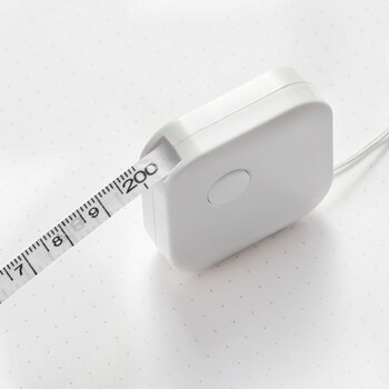 DSB(迪士比)卷尺软尺皮尺迷你卷尺自动卡位 米尺小卷尺量三围钥匙扣伸缩尺子便携 2米白色 LT-723 DSB(迪士比)卷尺软尺皮尺迷你卷尺自动卡位 米尺小卷尺量三围钥匙扣伸缩尺子便携 2米白色 LT-723