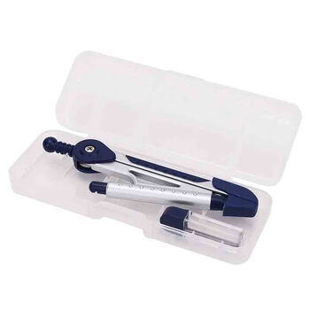 得力(deli)学生高考中考金属自动铅笔圆规套装绘图工具